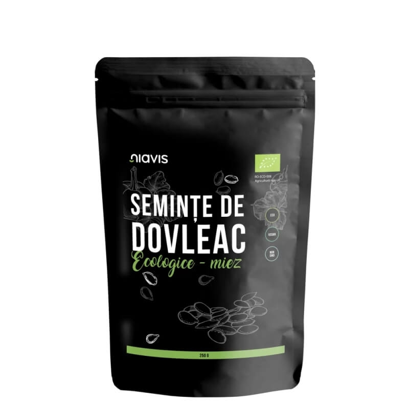 Dovleac miez seminte ecologice, 250 g, Niavis Dovleac miez seminte ecologice, 250 g, Niavis