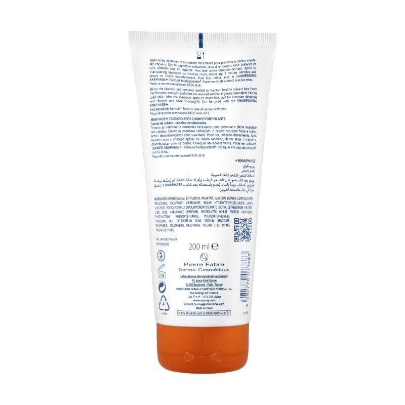 Balsam fortifiant Anaphase, 200 ml, Ducray Balsam fortifiant Anaphase, 200 ml, Ducray