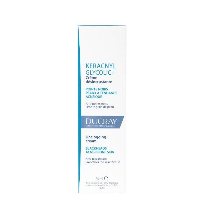 Crema anti-acnee Keracnyl Glycolic Control , 30 ml, Ducray Crema anti-acnee Keracnyl Glycolic Control , 30 ml, Ducray