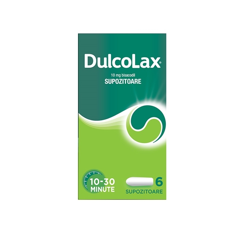 Dulcolax 10 mg, 6 supozitoare, Sanofi Dulcolax 10 mg, 6 supozitoare, Sanofi
