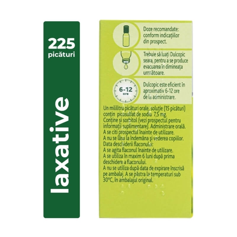 Dulcopic, 7,5 mg/ml picaturi orale solutie, 15 ml, Sanofi