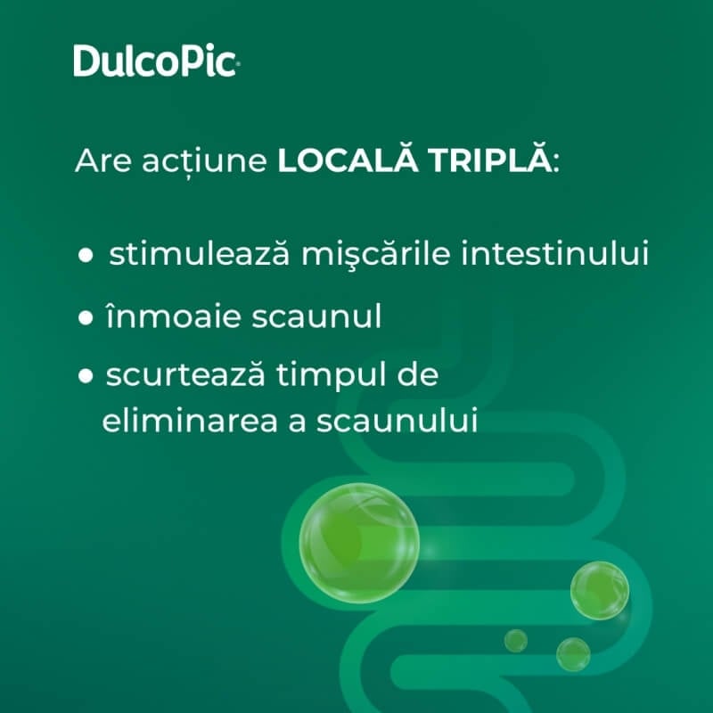 Dulcopic, 7,5 mg/ml picaturi orale solutie, 15 ml, Sanofi