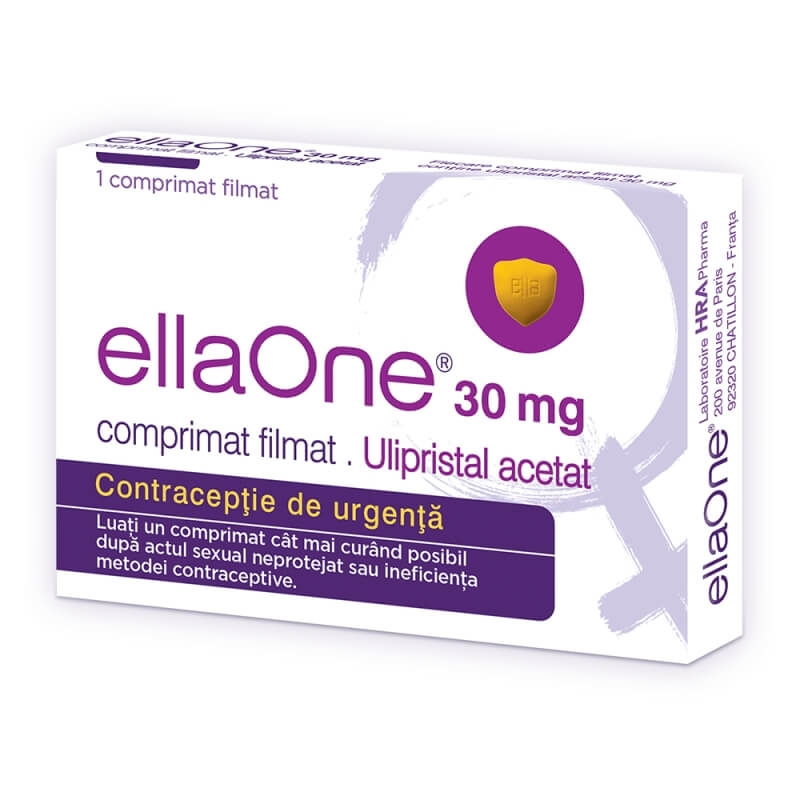 ellaOne 30mg, 1 comprimat, Hra Pharma ellaOne 30mg, 1 comprimat, Hra Pharma