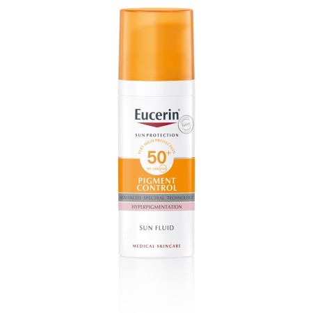 Crema de fata SPF 50+ Sun Protection Pigment Control, 50 ml, Eucerin Crema de fata SPF 50+ Sun Protection Pigment Control, 50 ml, Eucerin