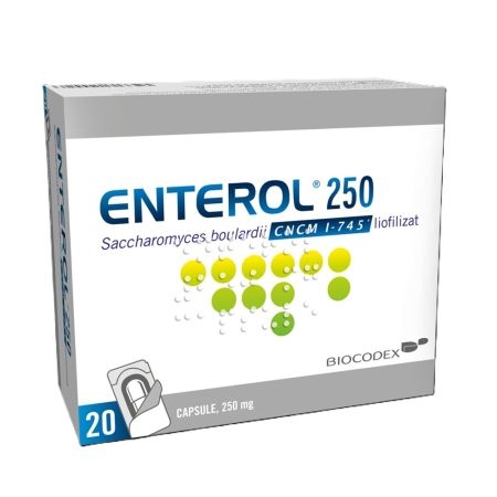 Enterol 250 mg, 20 capsule, Biocodex