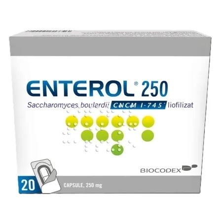 Enterol 250 mg, 20 capsule, Biocodex