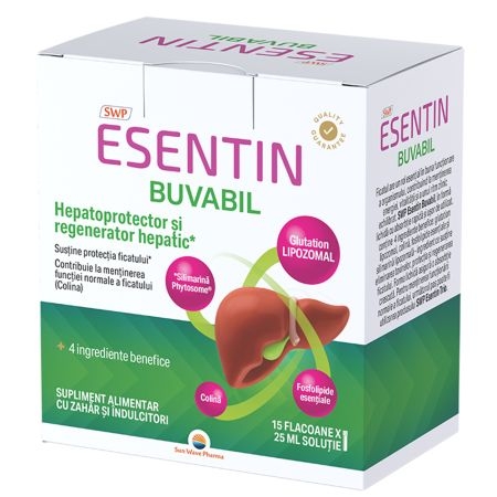Esentin Buvabil, 25 ml, 15 flacoane, Sun Wave Pharma