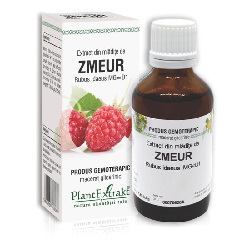 Extract din mladite de Zmeur, 50 ml, PlantExtrakt Extract din mladite de Zmeur, 50 ml, PlantExtrakt