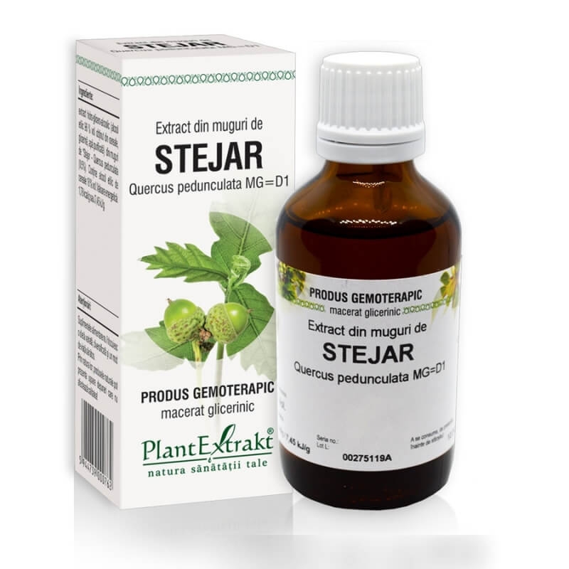 Extract din muguri de Stejar, 50 ml, PlantExtrakt Extract din muguri de Stejar, 50 ml, PlantExtrakt