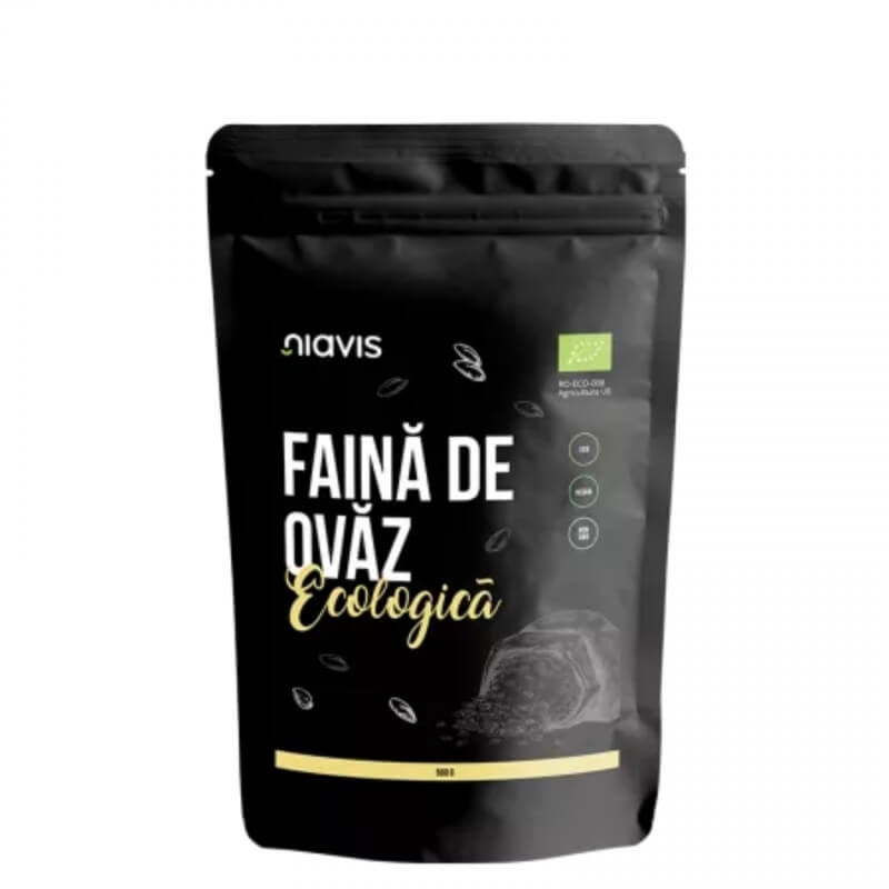 Faina de ovaz ecologica, 500 g, Niavis Faina de ovaz ecologica, 500 g, Niavis