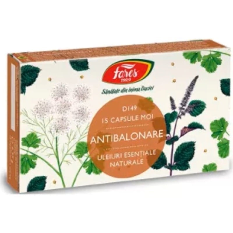 Antibalonare, D149, 15 capsule moi, Fares Antibalonare, D149, 15 capsule moi, Fares