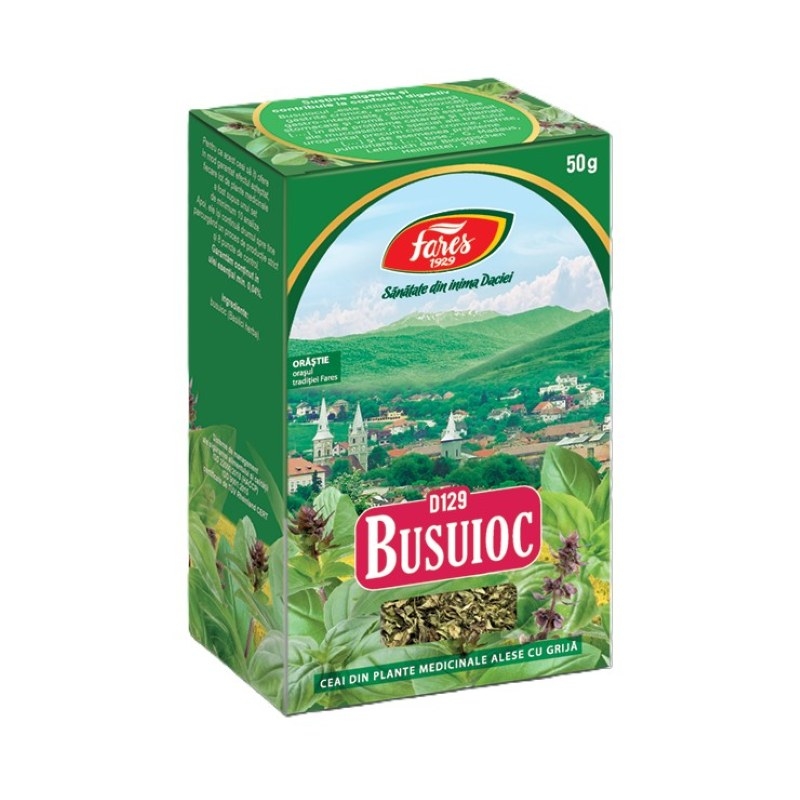 Ceai busuioc, 50g, Fares Ceai busuioc, 50g, Fares