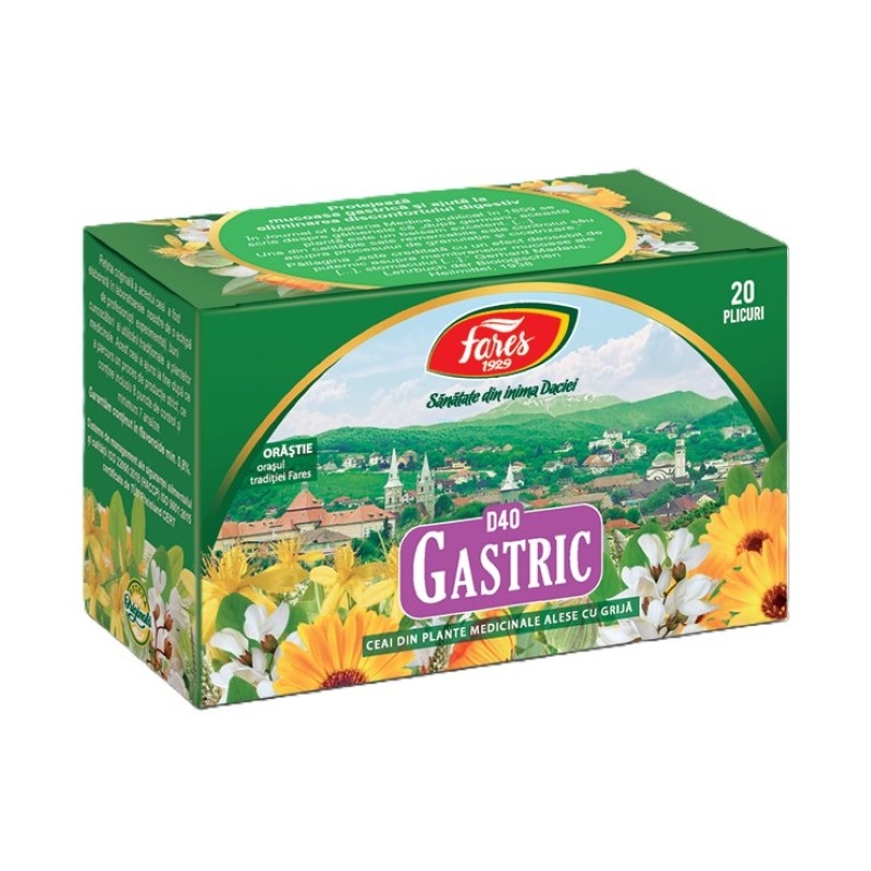 Ceai gastric, 20 plicuri, Fares Ceai gastric, 20 plicuri, Fares