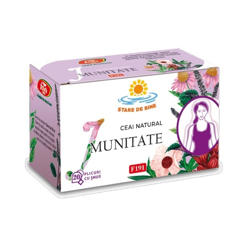 Ceai imunitate F191, 20plicuri, Fares Ceai imunitate F191, 20plicuri, Fares