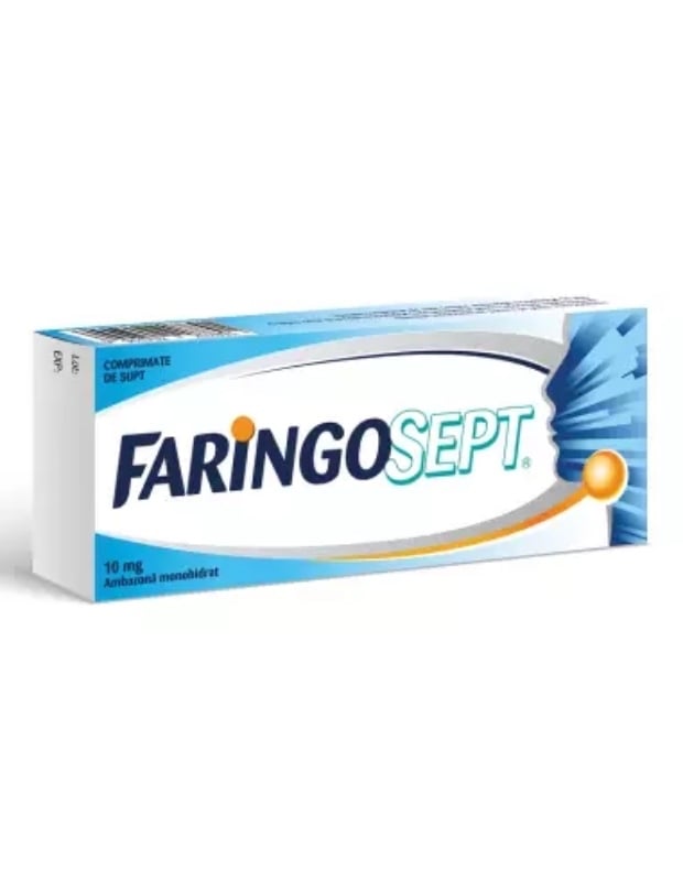 Faringosept, 10 mg, 10 comprimate de supt, Terapia Faringosept, 10 mg, 10 comprimate de supt, Terapia