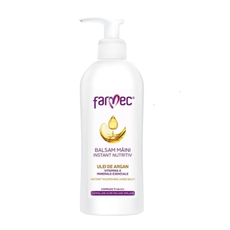 Balsam pentru maini cu ulei de argan Instant Nutritiv, 150 ml, Farmec Balsam pentru maini cu ulei de argan Instant Nutritiv, 150 ml, Farmec