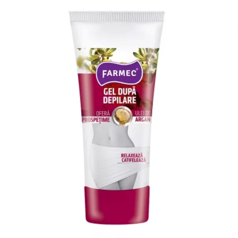 Gel dupa depilare cu ulei de argan, 100 ml, Farmec Gel dupa depilare cu ulei de argan, 100 ml, Farmec