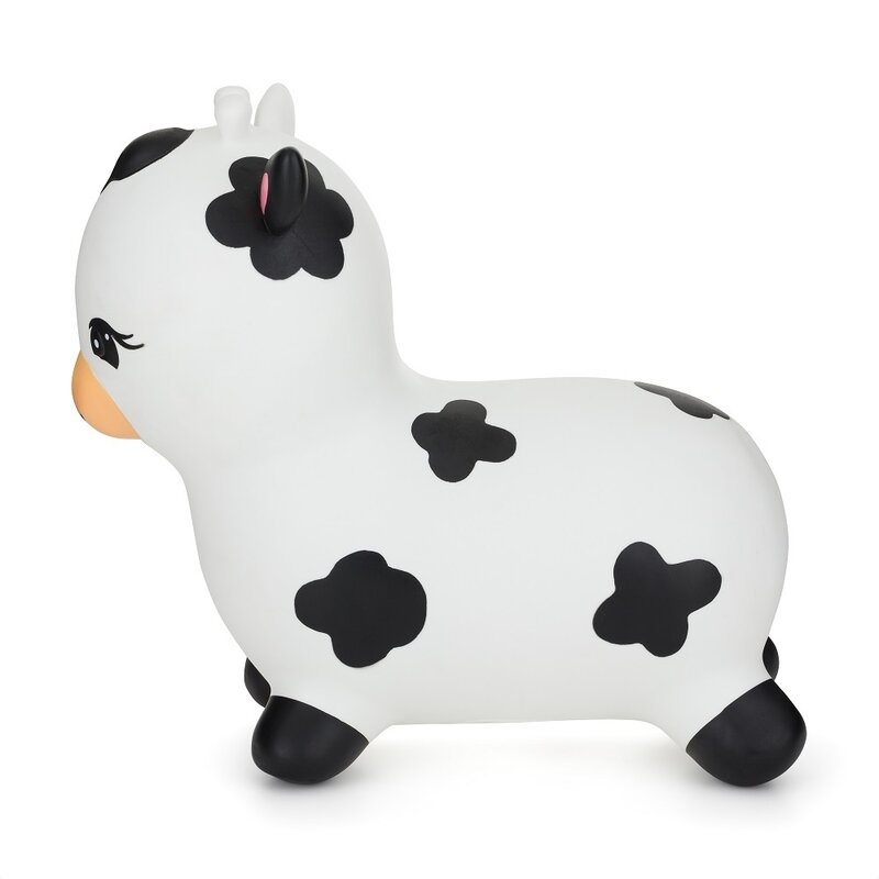 Jumper, Feedo, In forma de vacuta, Cu pompa inclusa, Din cauciuc, Pana la 70 kg, 50x46x23 cm, 36 luni+, White Jumper, Feedo, In forma de vacuta, Cu pompa inclusa, Din cauciuc, Pana la 70 kg, 50x46x23 cm, 36 luni+, White