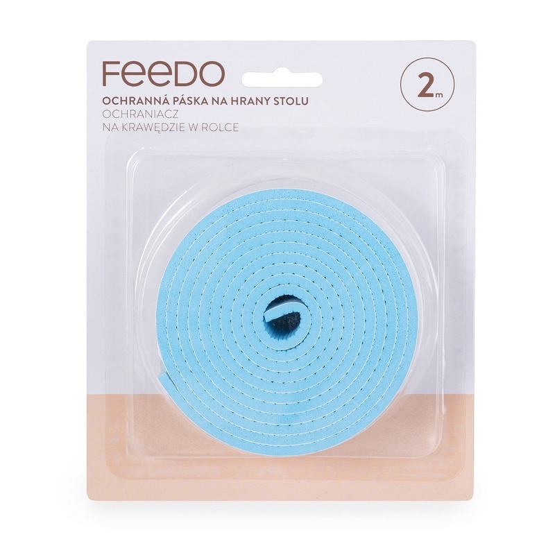 Feedo - Rola protectie margini ascutite, Moale si atenuanta, Lungime 2 m, Albastru Feedo - Rola protectie margini ascutite, Moale si atenuanta, Lungime 2 m, Albastru
