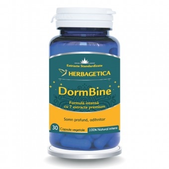 DormBine, 30 capsule, Herbagetica DormBine, 30 capsule, Herbagetica