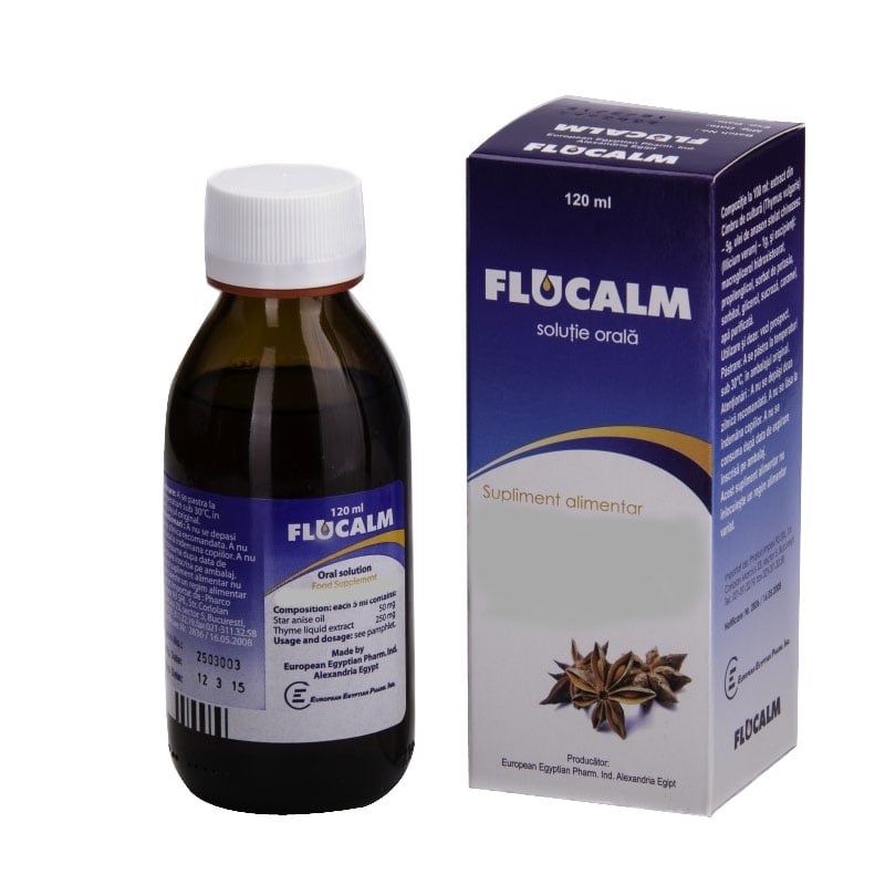 Flucalm sirop, 120 ml, Pharco Flucalm sirop, 120 ml, Pharco