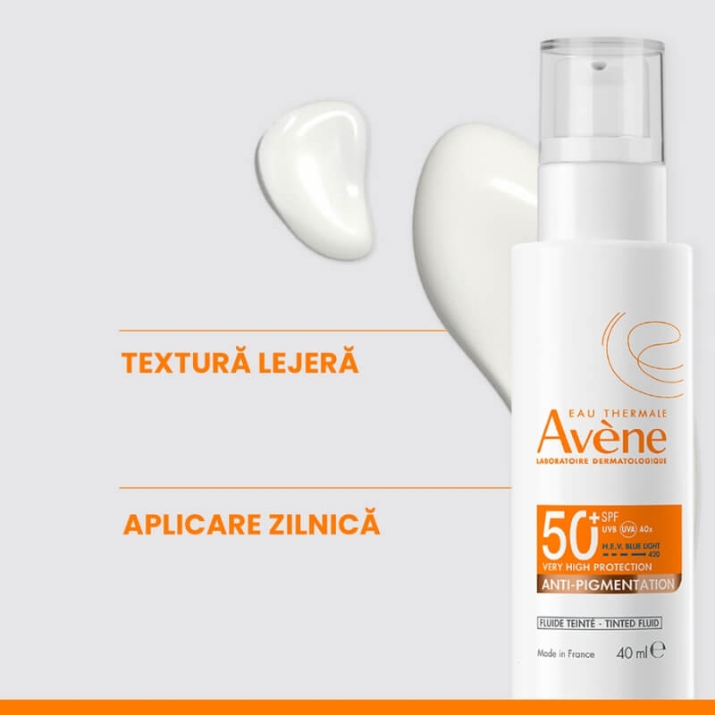 Fluid anti-pigmentare SPF 50+, 40 ml, Avene