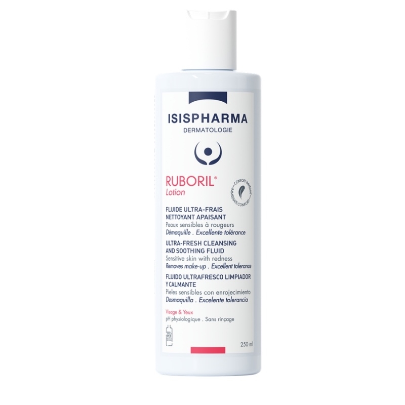 Lotiune de curatare si calmare Ruboril, 250 ml, Isispharma Lotiune de curatare si calmare Ruboril, 250 ml, Isispharma