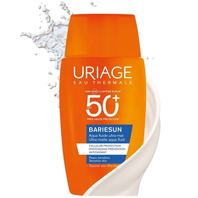 Aqua fluid ultra-mat SPF 50+ Bariesun, 50 ml, Uriage