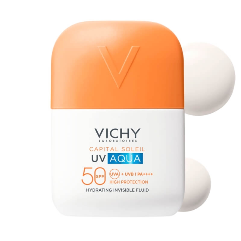 Fluid hidratant invizibil SPF 50 UV Aqua Capital Soleil, 50 ml, Vichy