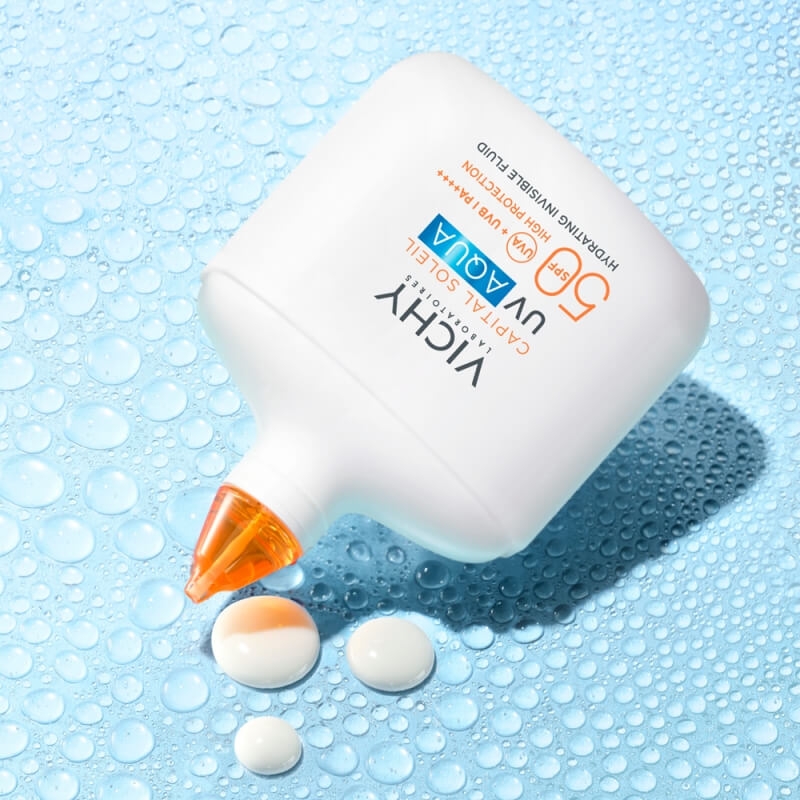 Fluid hidratant invizibil SPF 50 UV Aqua Capital Soleil, 50 ml, Vichy