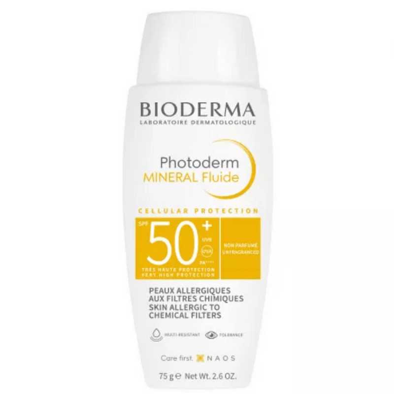 Fluid mineral SPF 50+ Photoderm, 75 g, Bioderma Fluid mineral SPF 50+ Photoderm, 75 g, Bioderma