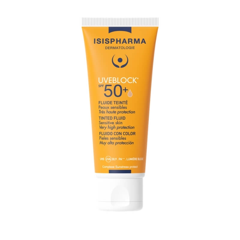 Fluid nuantator SPF 50+ Uveblock, 40 ml, Isispharma Fluid nuantator SPF 50+ Uveblock, 40 ml, Isispharma