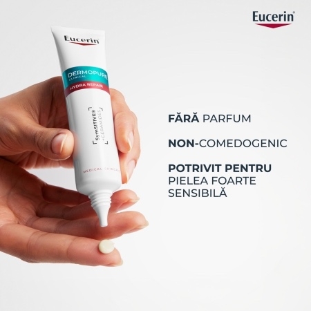 Fluid pentru fata hidratant DermoPure, 40 ml, Eucerin