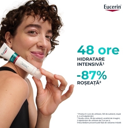 Fluid pentru fata hidratant DermoPure, 40 ml, Eucerin