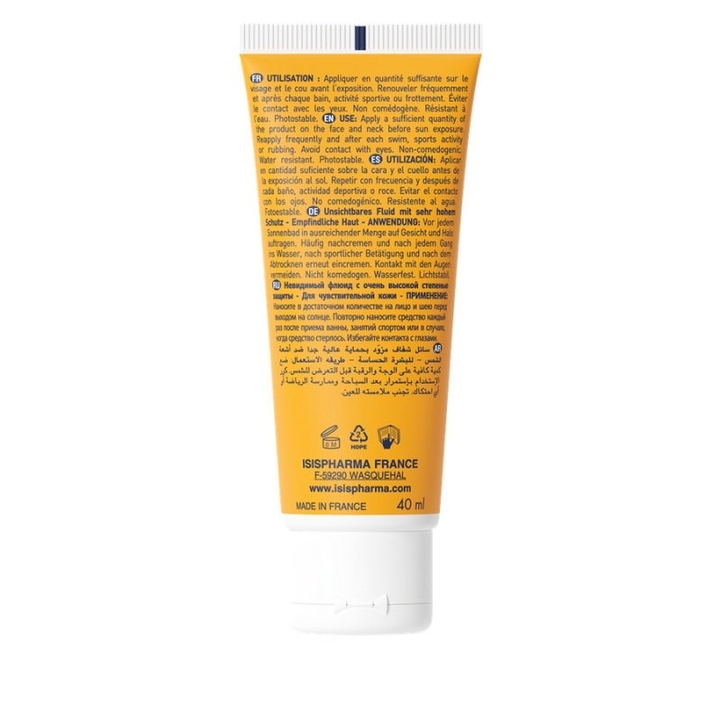 Fluid invizibil SPF 50+ Uveblock, 40 ml, Isispharma