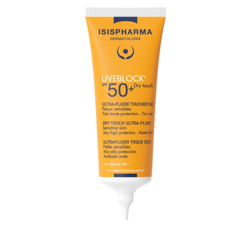 Fluid protector matifiant SPF 50+ Uveblock, 40 ml, Isispharma