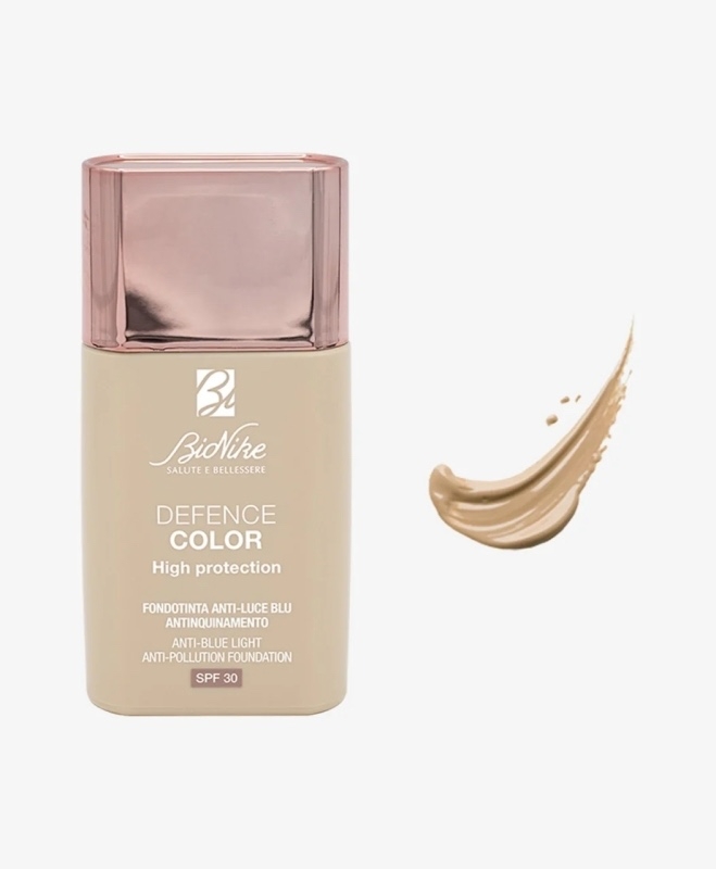 Fond de ten SPF 30 Defence Color High Protection 303 Sable, 30 ml, BioNike Fond de ten SPF 30 Defence Color High Protection 303 Sable, 30 ml, BioNike