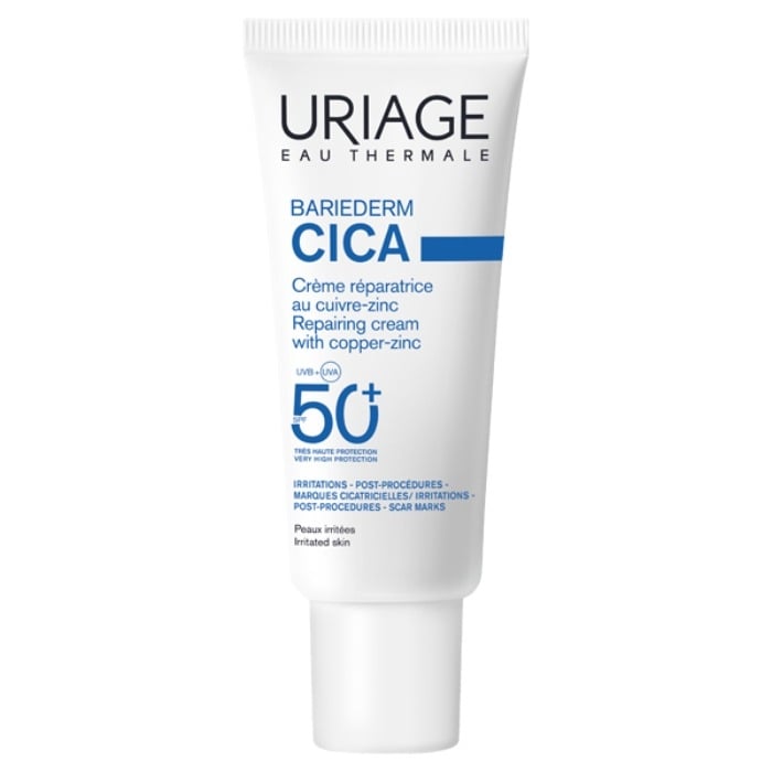 Bariederm cica-crema reparatoare Spf 50+, 40ml, Uriage Bariederm cica-crema reparatoare Spf 50+, 40ml, Uriage