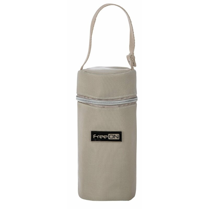 Geanta biberon, FreeON, Single Style, Pentru 1 biberon, Mentine continutul atat cald, cat si rece, Beige Geanta biberon, FreeON, Single Style, Pentru 1 biberon, Mentine continutul atat cald, cat si rece, Beige