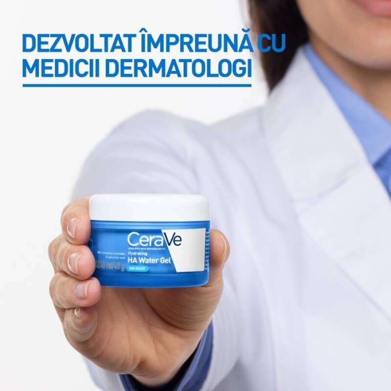 Gel-crema pentru hidratarea tenului HA Water, 48 ml, Cerave Gel-crema pentru hidratarea tenului HA Water, 48 ml, Cerave