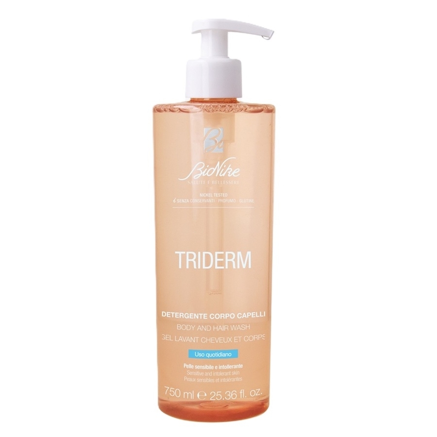 Gel de curatare pentru corp si par Triderm, 750 ml, BioNike Gel de curatare pentru corp si par Triderm, 750 ml, BioNike