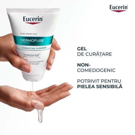 Gel de curatare regenerant DermoPure, 150 ml, Eucerin Gel de curatare regenerant DermoPure, 150 ml, Eucerin