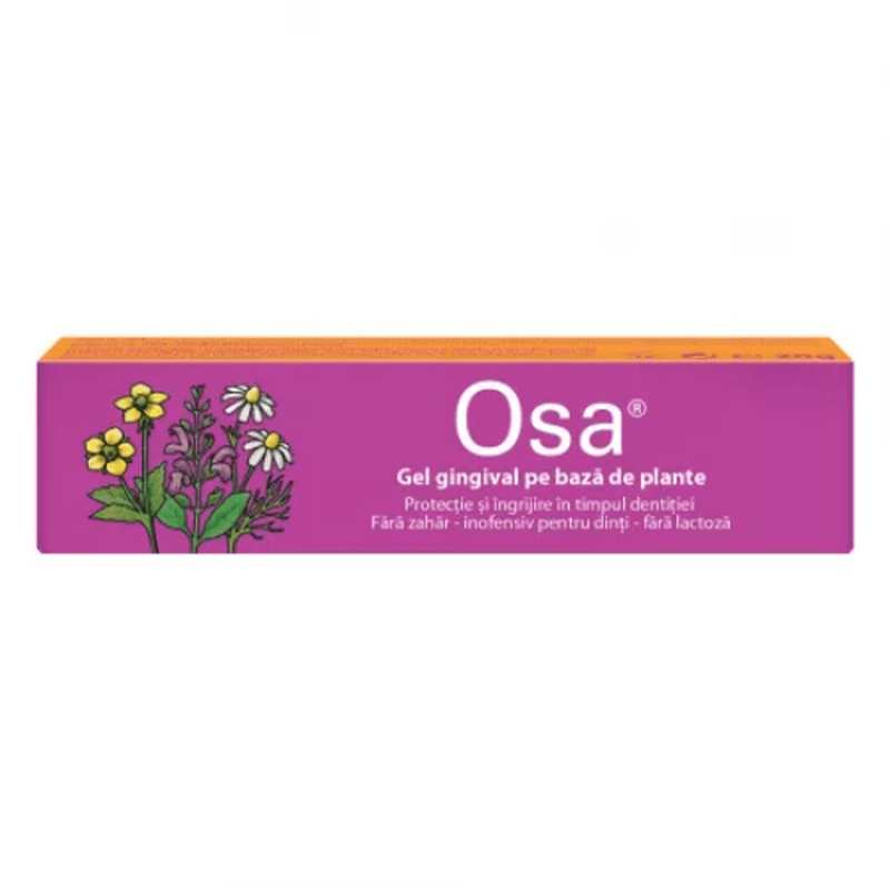 Gel gingival pe baza de plante Osa, 20 g, Dr. A. & L. Schmidgall Gel gingival pe baza de plante Osa, 20 g, Dr. A. & L. Schmidgall