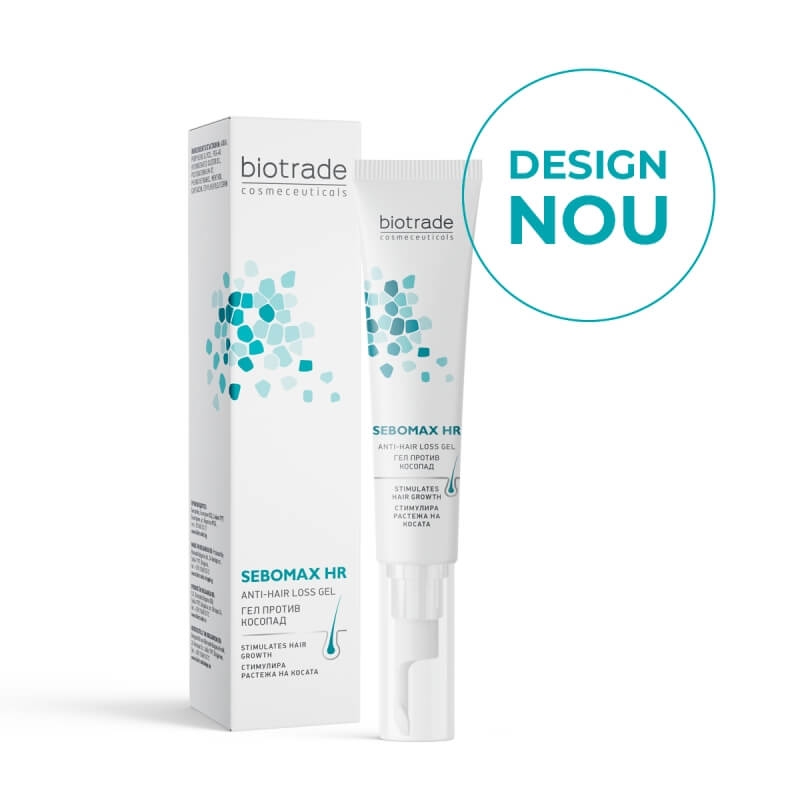 Gel impotriva caderii parului Sebomax HR, 26 ml, Biotrade