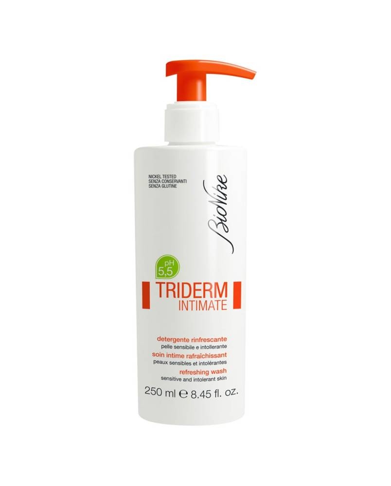 Gel intim de curatare revigorant pH 5.5 Triderm Intimate, 250 ml, BioNike Gel intim de curatare revigorant pH 5.5 Triderm Intimate, 250 ml, BioNike