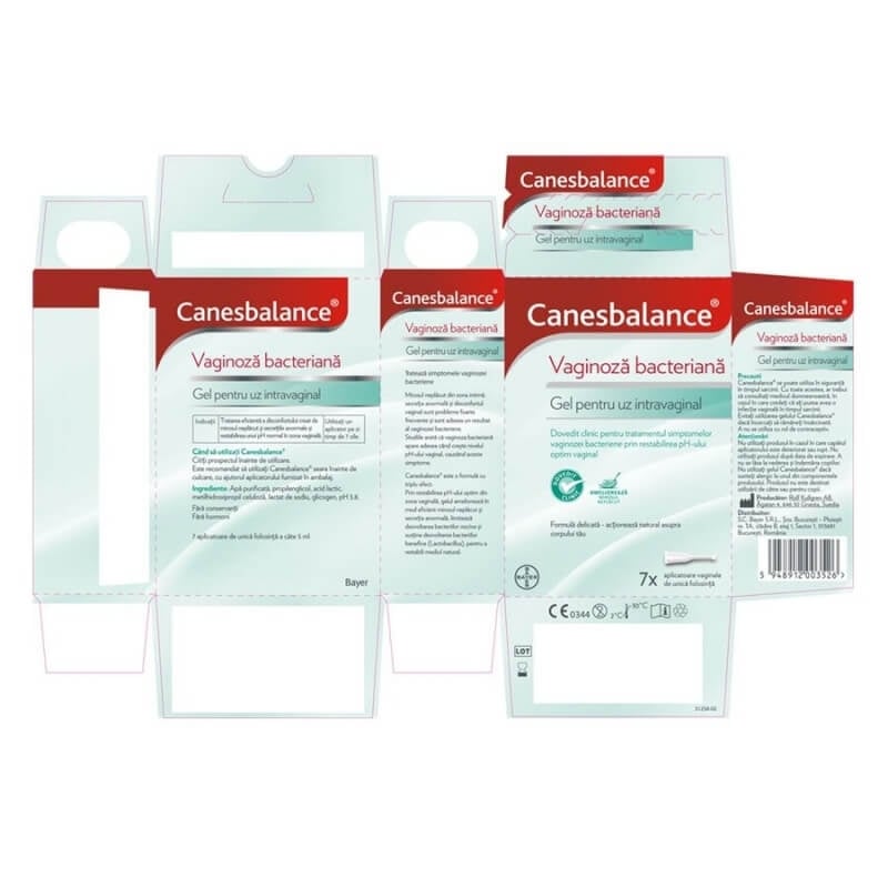 Canesbalance gel intravaginal, 7 aplicatoare, Bayer Canesbalance gel intravaginal, 7 aplicatoare, Bayer