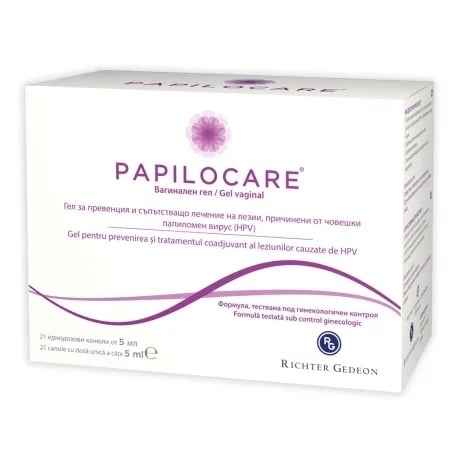 Papilocare Gel Vaginal, 21 canule, Gedeon Richter