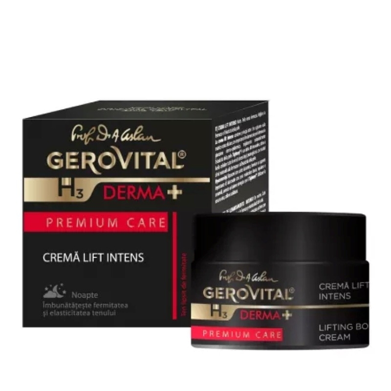 Crema lift intens H3 Derma+ Premium Care, 50 ml, Gerovital Crema lift intens H3 Derma+ Premium Care, 50 ml, Gerovital
