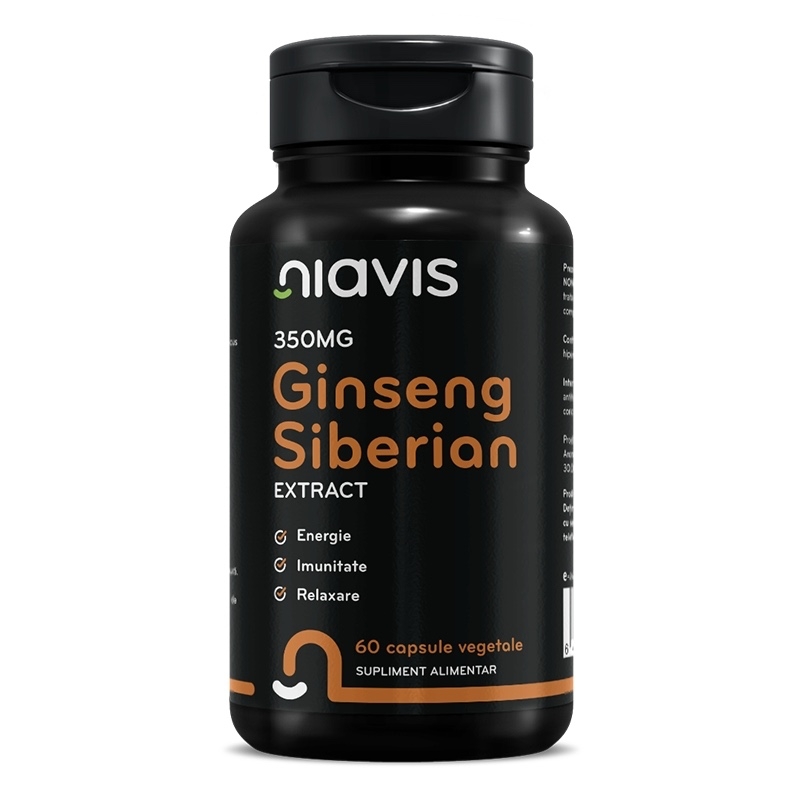 Ginseng siberian extract 350 mg, 60 capsule, Niavis