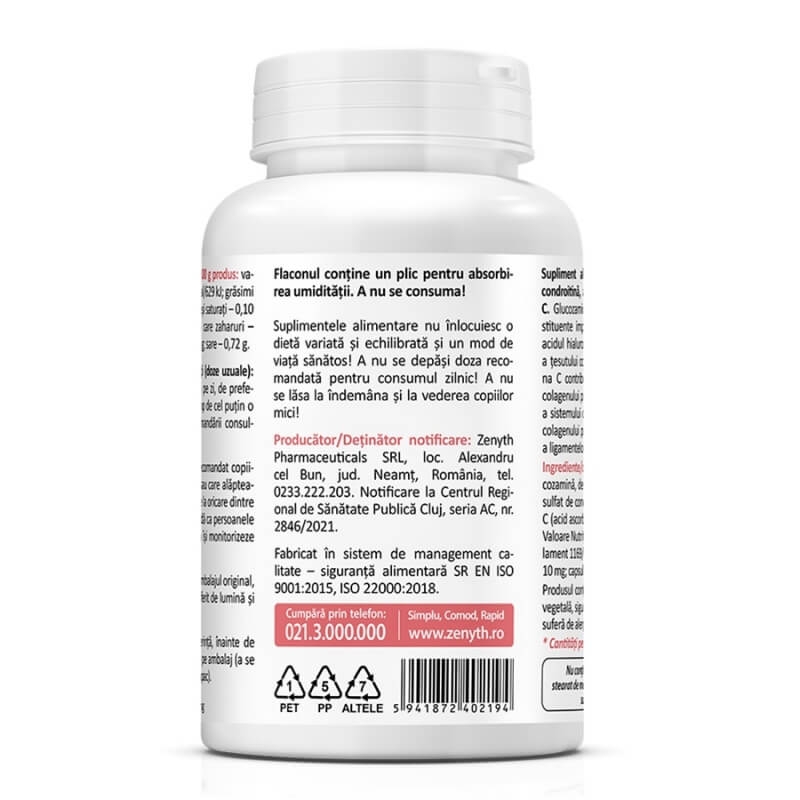 Glucosamine, Chondroitin, Hyaluronic Acid, 60 capsule, Zenyth Glucosamine, Chondroitin, Hyaluronic Acid, 60 capsule, Zenyth